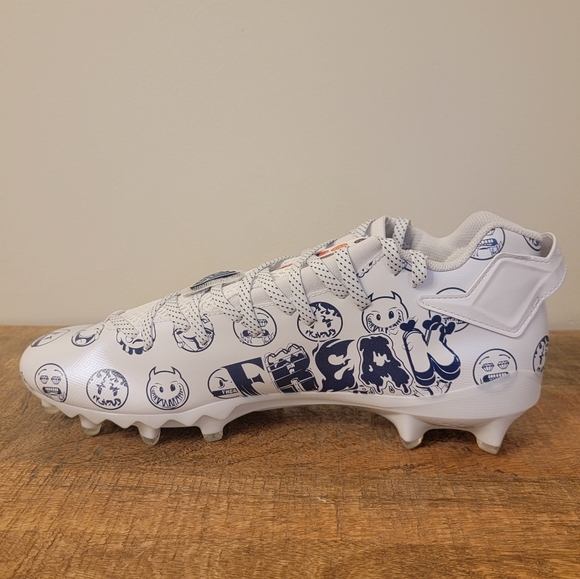 Adidas Freak 22 Big Mood Emoji DSG SM Football Cleats Blue White Men’s Size 14 - Picture 3 of 14